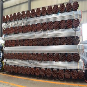 Ống thép mạ kẽm nhúng nóng loại BS 1387 cho khung nhà kính, ống thép mạ kẽm 1,5 inch