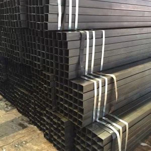 Ms hàn ống thép đen vuông rỗng phần Tianjin giá xuất xưởng