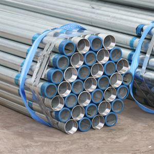 Thiên Tân Nhà máy ống mạ kẽm nhúng nóng với chủ đề và ổ cắm