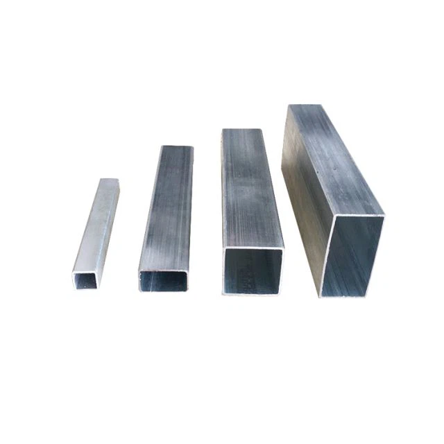 Phần rỗng Q195 Ống thép hình chữ nhật mạ kẽm nhúng nóng