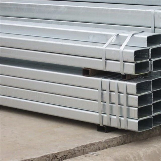 Ống thép hình chữ nhật MS Gi vuông 20x40 40x40 25x50 mạ kẽm