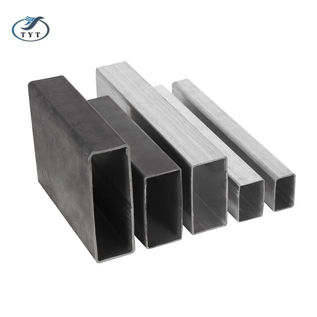 GI 20x20 Ống thép hình chữ nhật vuông ủ đen 40 * 80 Phần thép rỗng hình chữ nhật